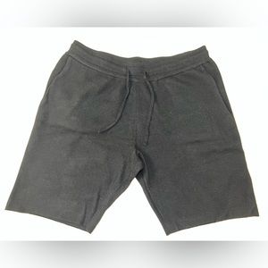 ZARA Mens black tie shorts